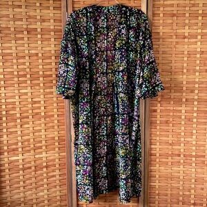 Wild Fable Floral Kimono - Black Multicolor